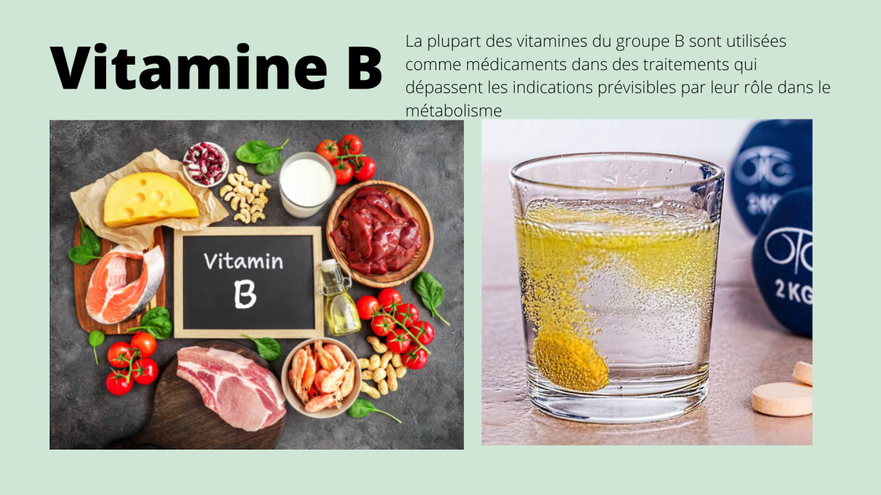 You are currently viewing Les vitamines du groupe-B